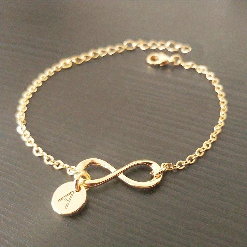 Female Luckly 8 Heart Braceets Bohemian Charm Bracelet Jewelry Infinity Ankles Bracelets for Woman Engagement Jewelry 3
