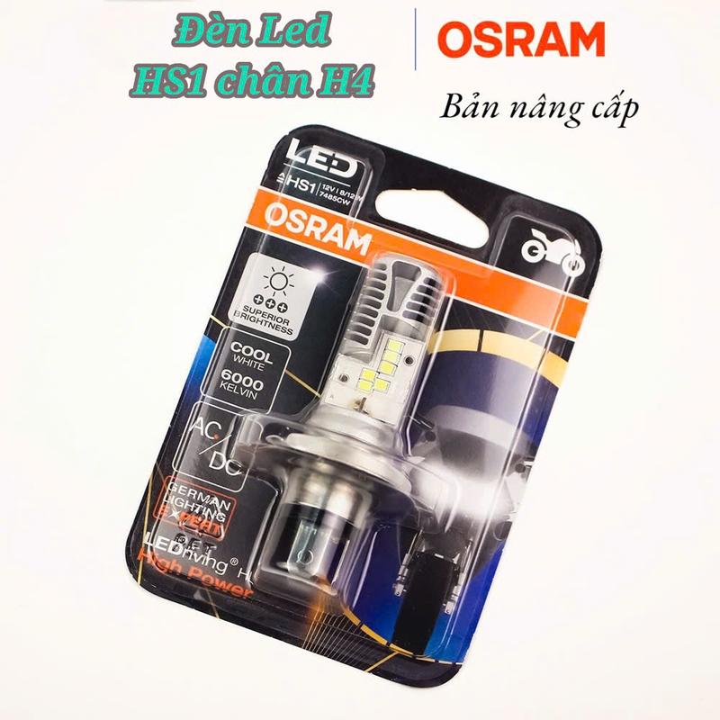 OSRAM Bóng Đèn LED HS1 7485CW Chân H4 8 12W 12V 6000K Ánh Sáng Trắng Tối Ưu Cho Vision Air Blade Wave 110 Future 125 SH...