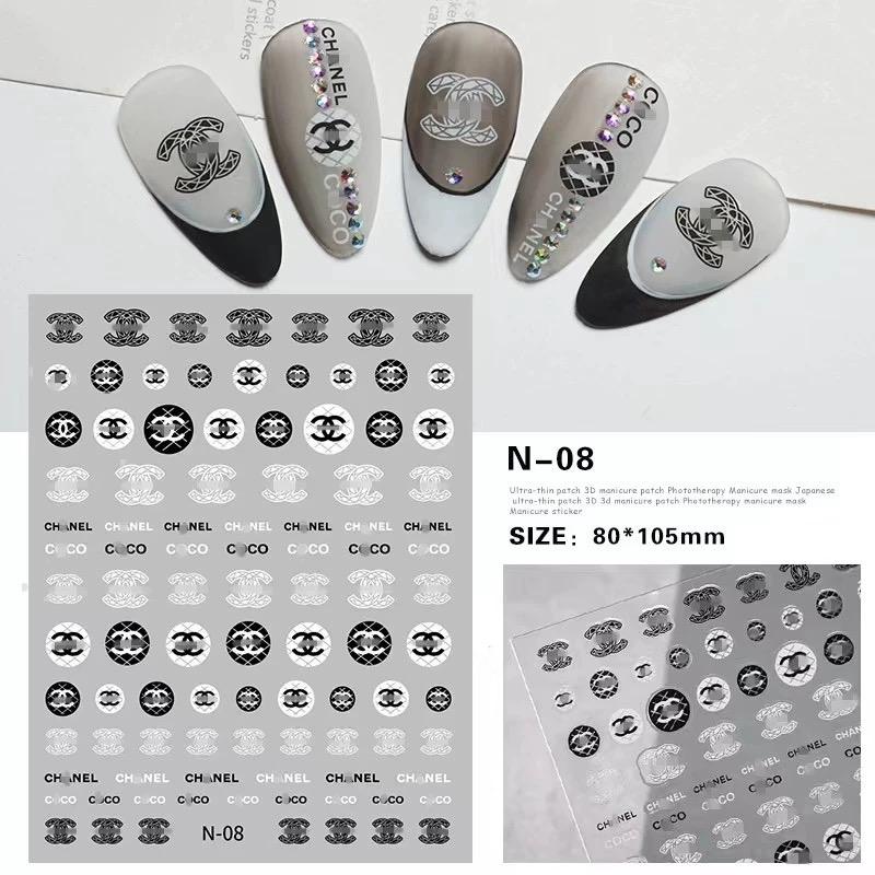 MÃ 2289 - Sticker Dán Móng Tay 3D Dạng Decal Dán Chống Nước Hoạ Tiết Hoạt Hình Thỏ