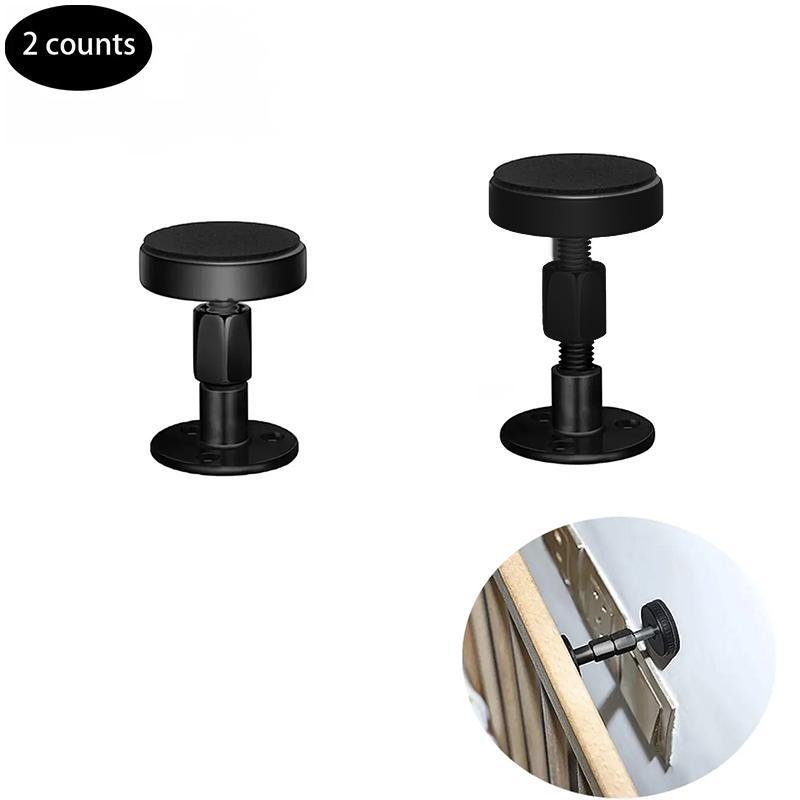 Adjustable Threaded Bed Frame Anti-Shake Tool, Self-adhesive Headboard Stopper, Furniture Hardware for Beds Cabinets Sofas 1