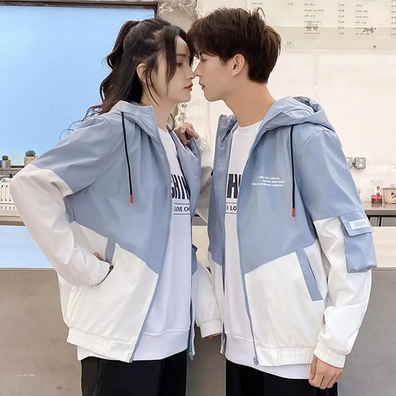 Special Couple Clothes 2022 New Trendy Winter Roora Couple Version Clothes and Coat Male Spring and Autumn Students