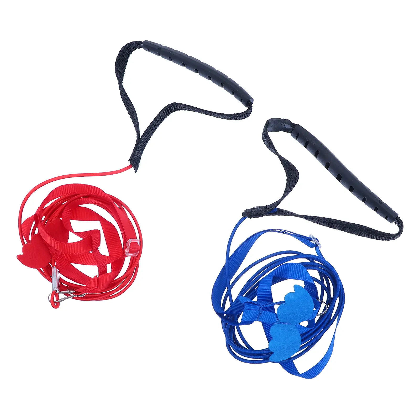 Parrot Flying Rope Pet Bird Harness Leash Cages Ringing Outdoor Nylon 2 Pcs