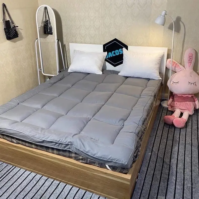 [ Tặng 1 đôi vỏ gối nằm ] Tổng hợp nệm topper , nệm dày 6-7 cm , trải sàn , trải giường, nằm êm ái 8