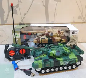 Mainan RC Remote Control Tank Tentara Military Battery Charge SL-212A