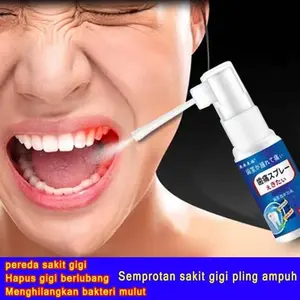 Obat Sakit Gigi Semprotan - Perawatan Mulut, Hilangkan Nyeri Gigi Berlubang & Gusi Bengkak