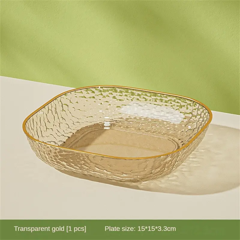 Đĩa Trái Cây, Nhà Sang Trọng, Thích Hợp Cho Phòng Khách Đĩa Nhựa, Cấp Cao, Đựng Bánh Quy Đồ Ăn Nhẹ, Cũng Thích Hợp Cho Văn Phòng 5