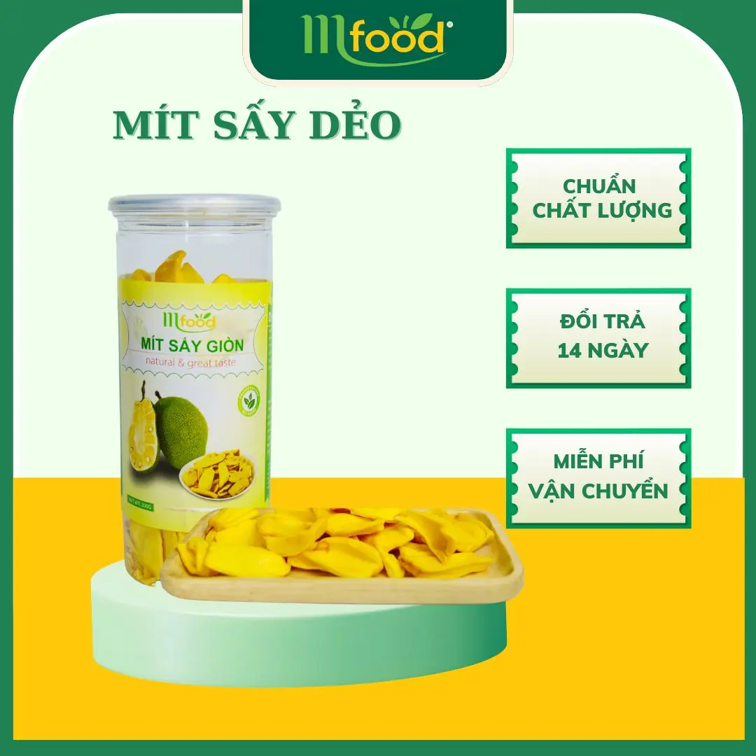 MÍT SẤY CHÂN KHÔNG NGUYÊN VỊ THƯƠNG HIỆU MFOOD- HỦ 200G Ăn Vặt Snack Food