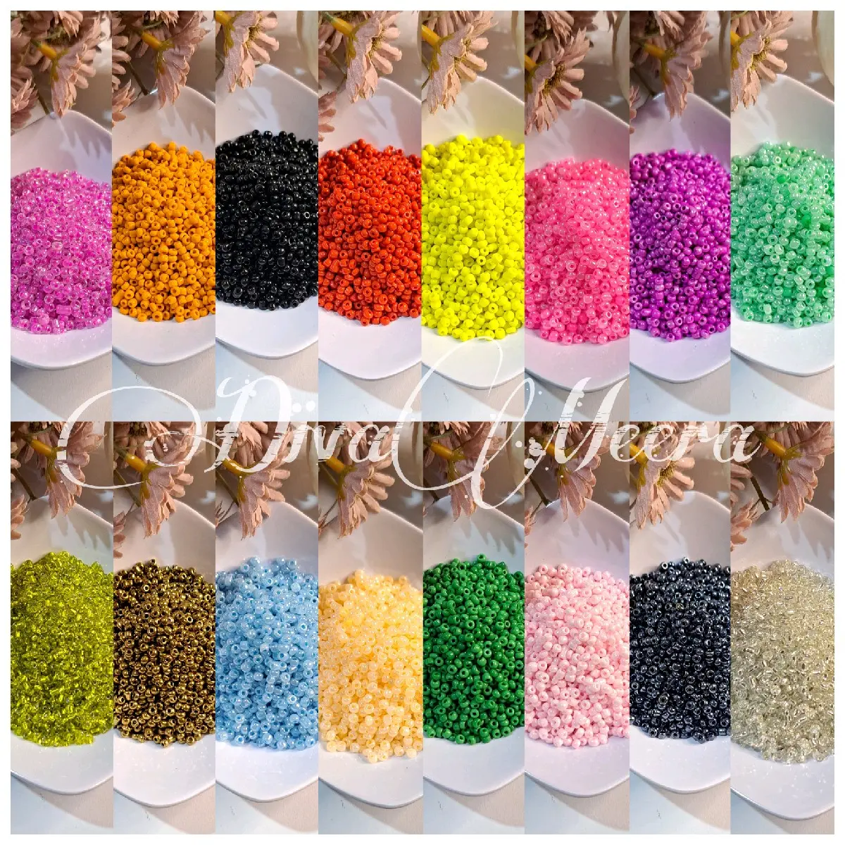 Glassbeads manik pasiran 8/o