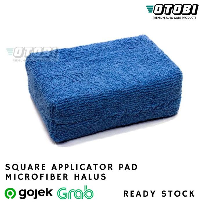 Gambar Square Microfiber Pad Applicator Sponge Wax Polish Tangan Halus Kotak dari Otobi Kota Administrasi Jakarta Barat Tokopedia