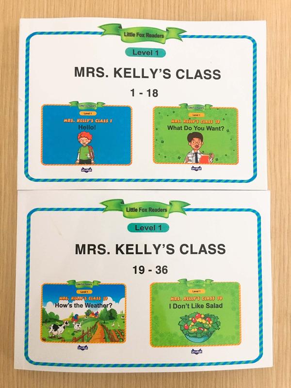 Sách - Little fox level 1 - Mrs. Kelly's class (2 quyển) - khổ A5