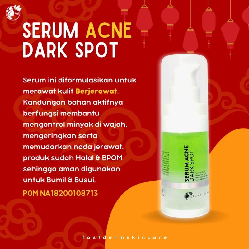 serum acne darkspot fast derm 1