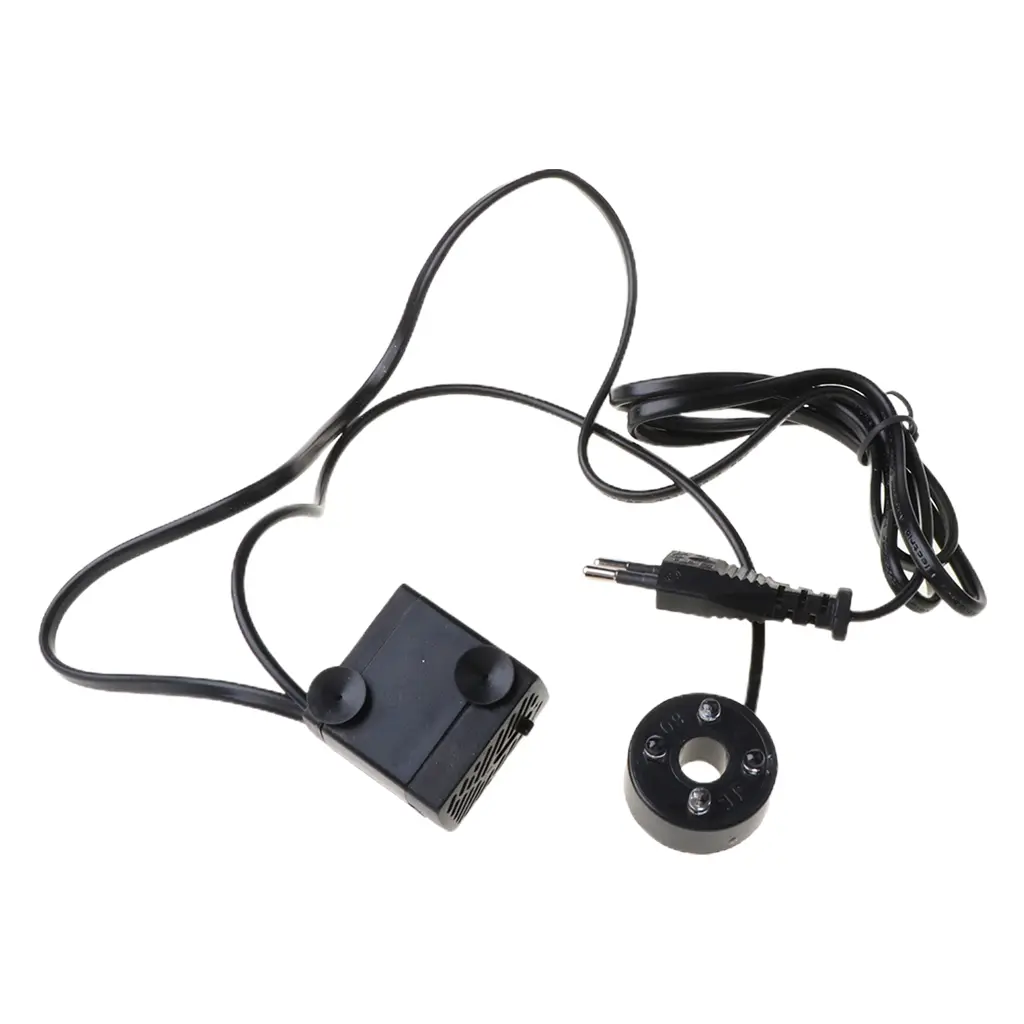 Submersible Water Pump Mini Size Quiet with LED Light for Fish Tank Fountain