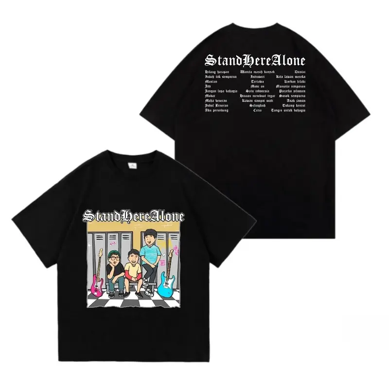 KAOS SHA METAFORA BAJU KAOS DISTRO STAND HERE ALONE 2