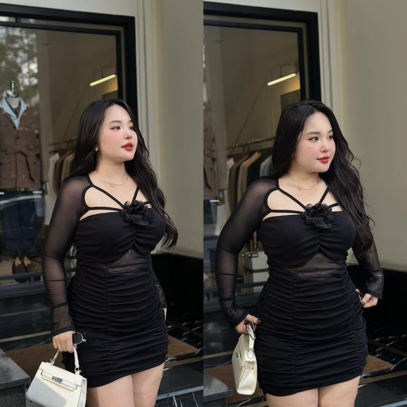 Product Introduction of VÁY BODY PHỐI LƯớI ĐÍNH HOA 7