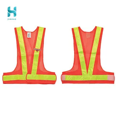 JH-659 Thick material Safety Reflectorize Vest High Visibility Reflectors