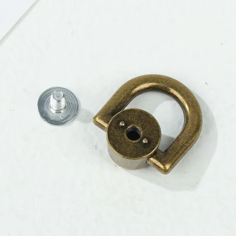 Khóa Hành Lý Thủ Công Bằng Da, Đầu Nối Thắt Lưng Túi Xách, Đinh Tán Và Đinh Tán, Cho Túi Da, Đồ Thủ Công, Chất Liệu Kim Loại, Khóa Đinh Tán, Nút Cài 7