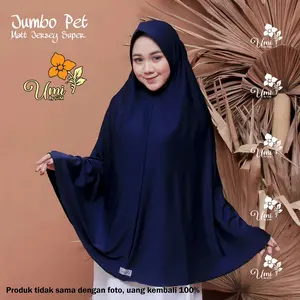 JILBAB KHIMAR JUMBO/HIJAB PET ANTEM /Instan BERGO SYAR'I/JILBAB BAGUS MURAH Kerudung Panjang  Syari