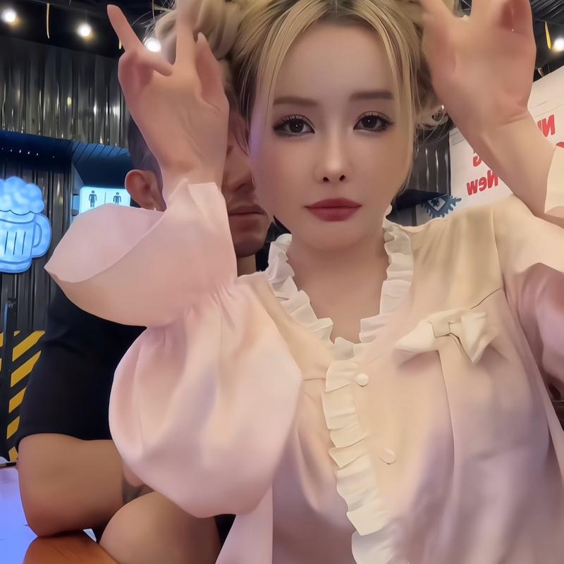 Sét bộ ngủ pijama tay dài nơ phối màu chất lụa latin mềm mịn mát (freesize 40-60kg) - Nữ - Women Quần Ngủ Áo Ngủ Kem Voi Tim Nhung Ren Chỉ giặt tay Bathrobes & Dressing Gowns do boxinh