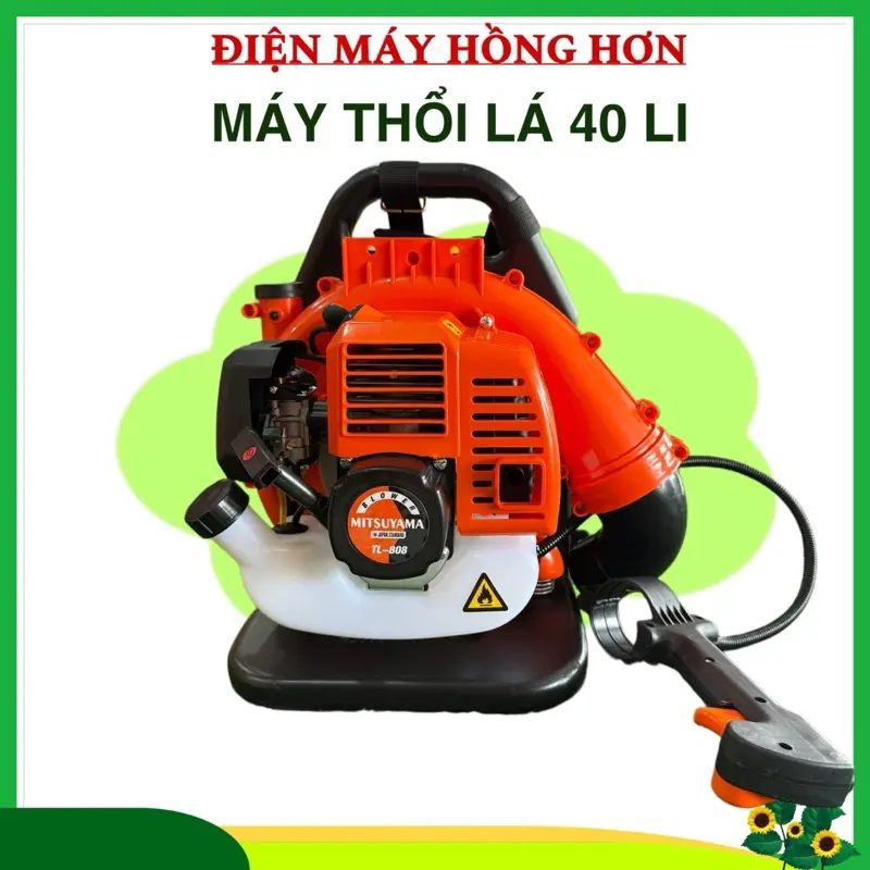 MÁY THỔI LÁ BA LÔ MITSUYAMA NÒNG 40 LI SỬ DỤNG THỔI LÁ KHÔ