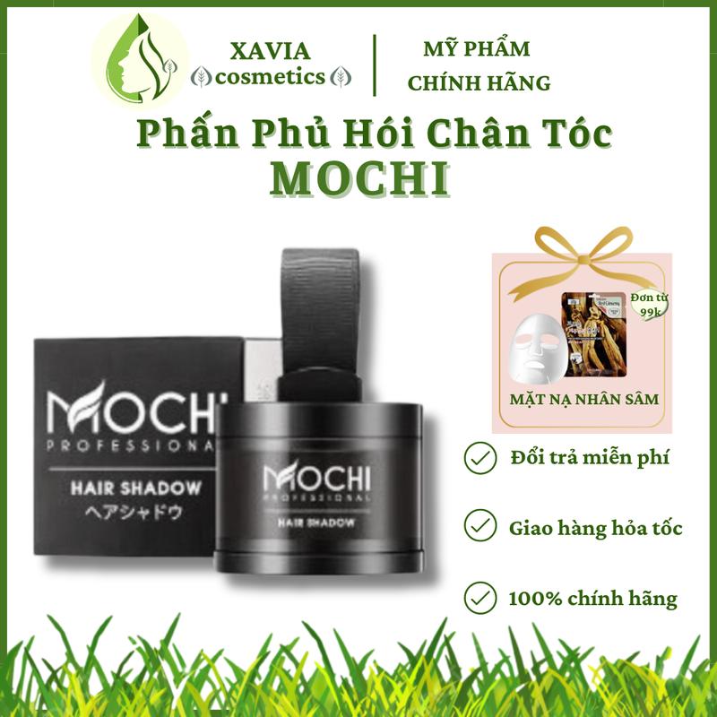 Phấn phủ bạc tóc MOCHI - Phấn phủ bạc chân tóc MOCHI che khuyết điểm tóc thưa, hói đầu - XAVIA COSMETICS  Mỹ Phẩm