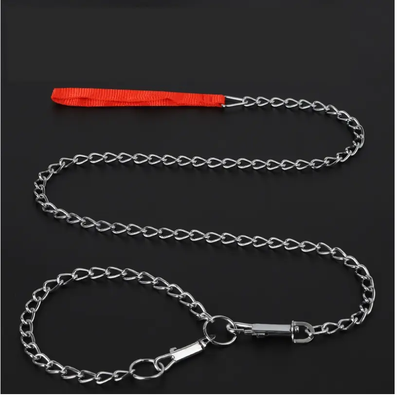 Harness anjing tali STAINLESS tebal tali tuntun anjing doggy 2.5mm 3.0mm 4.0mm panjang 160cm