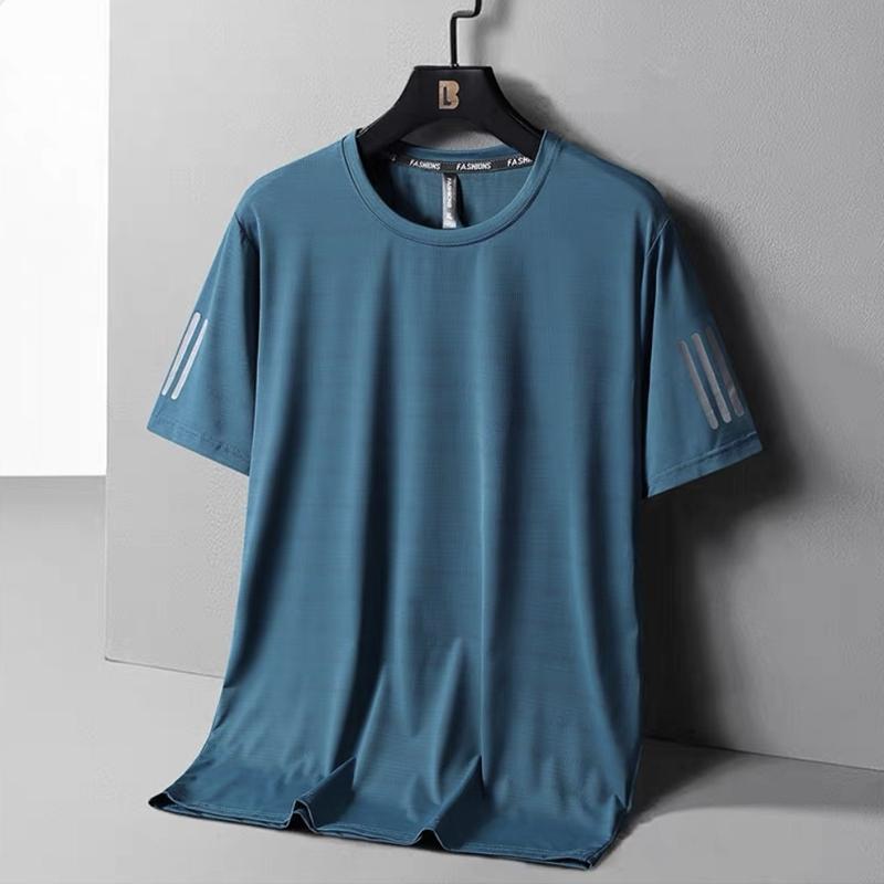 Camiseta deportiva URBAN PIPE DRI FIT para hombre con tecnología reflectante 3M, transpirable, para correr y hacer ejercicio, BT2358_voghion.com