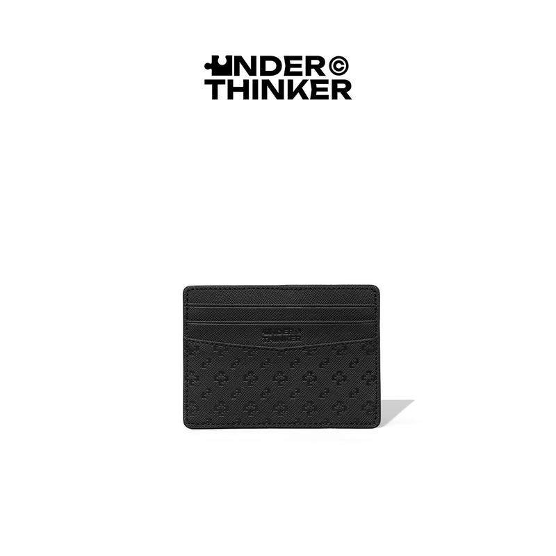 Ví Da Nam Nữ Monogram CARD HOLDER Dập Chìm Cao Cấp Chính Hãng | Local Brand Chính Hãng UNDERTHINKER