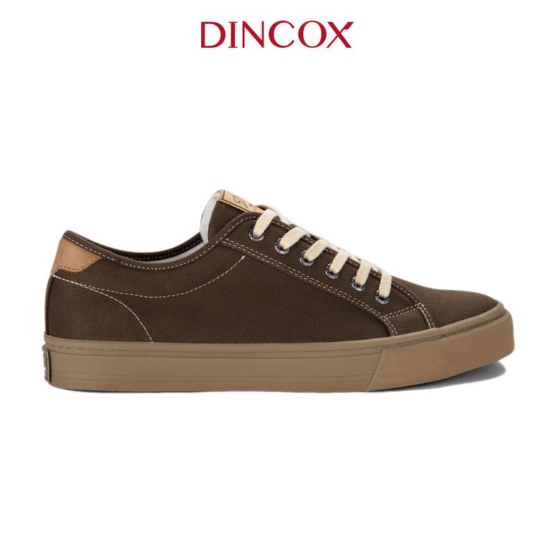 [ DC ĐỘC QUYỀN - KHÓI ] Giày Sneaker Đế Bằng Vải Canvas Nam E12 Kakao Dincox Shoes