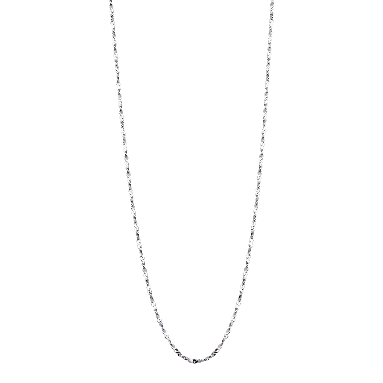 Dây chuyền bạc PNJSilver dây đan dập chữ S 0000K000045