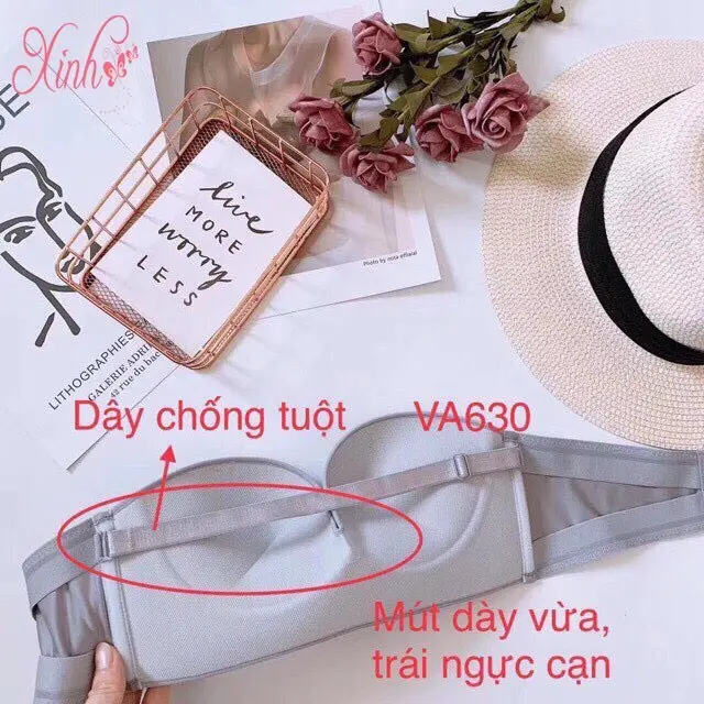 Áo Ngực Không Dây Không Gọng Nâng Ngực Chống Tuột Cài Trước Siêu Quyến Rũ ANA 336 Bra Đen 1