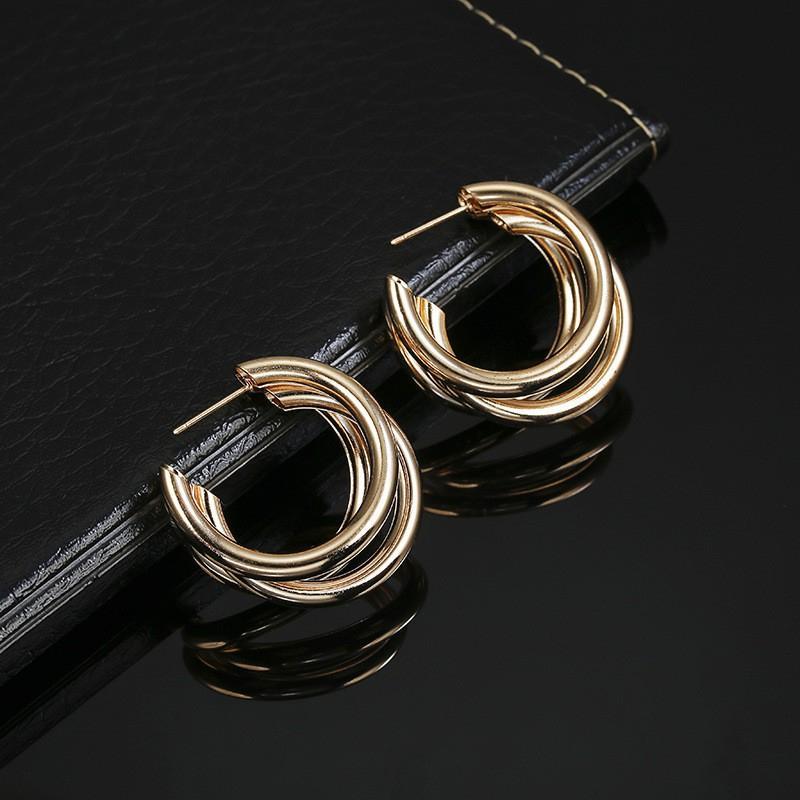 Anting Wanita Korea Giwang Aksesoris Perhiasan Imitasi Earrings Gaya Vintage Bohemian 3