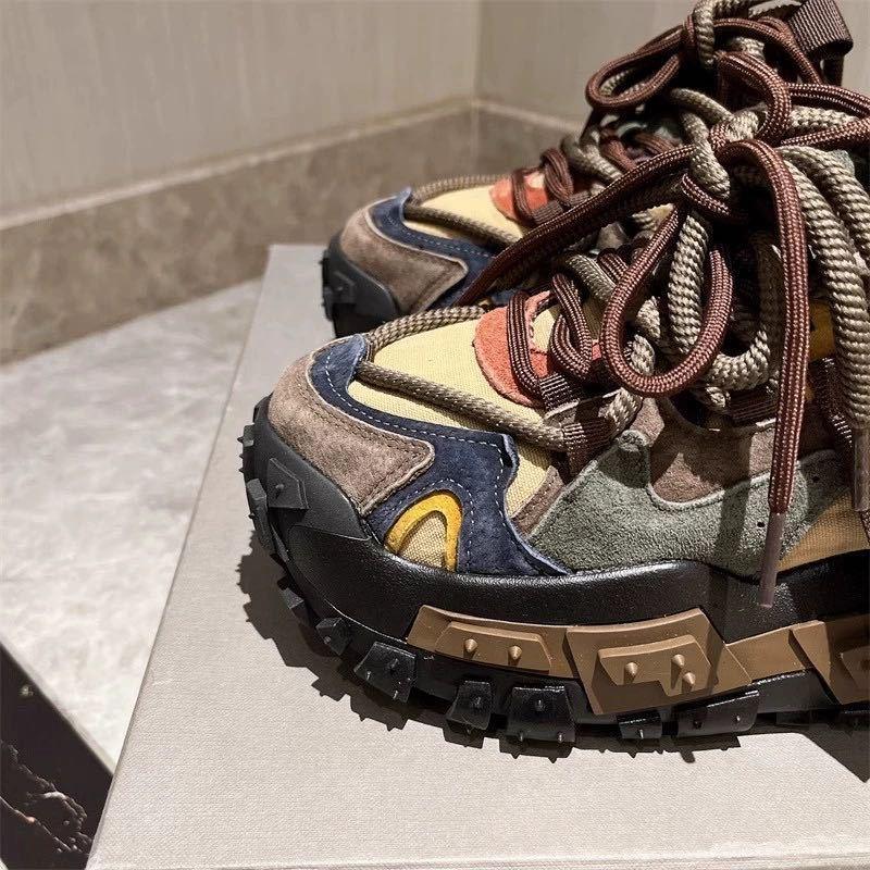 Product Introduction of Dad Shoes, Đế Resin, Bộ Sưu Tập Mùa Lò Xo 2024, Thời Trang Mới, Phong Cách Khối Màu Châu Âu, Giày Thể Thao, Phong Cách Người Nổi Tiếng Trên Internet, Giày Đi Xe Máy 2