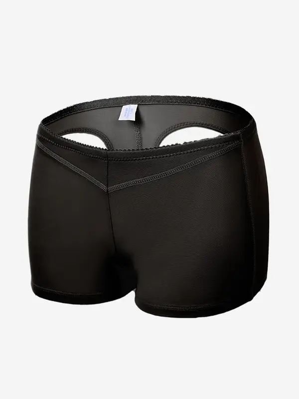 Women's Breathable Cut Out Butt Lifting Shapewear Shorts, Comfort Compression Butt Enhancer Body Shaper for Daily Wear, Lady Shapewear Clothing 0