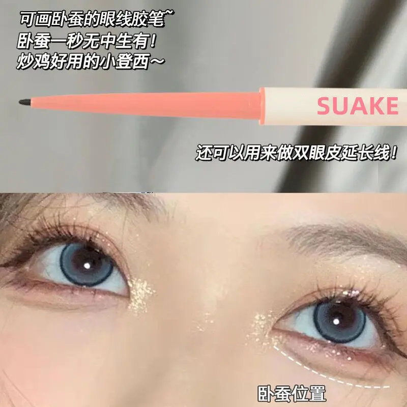 Bút Gel Kẻ Mắt, Thật, Lâu Trôi, Chống Nhòe, Không Thấm Nước, Chống Mồ Hôi, Bút Tơ Tằm, Thích Hợp Cho Người Mới, Bút Kẻ Mắt Đầu Rất Mịn, Lý Tưởng Cho Bữa Tiệc Sinh Viên  Cosmetic Mỹ Phẩm Women Trang Điểm Nữ Cho Bé 6
