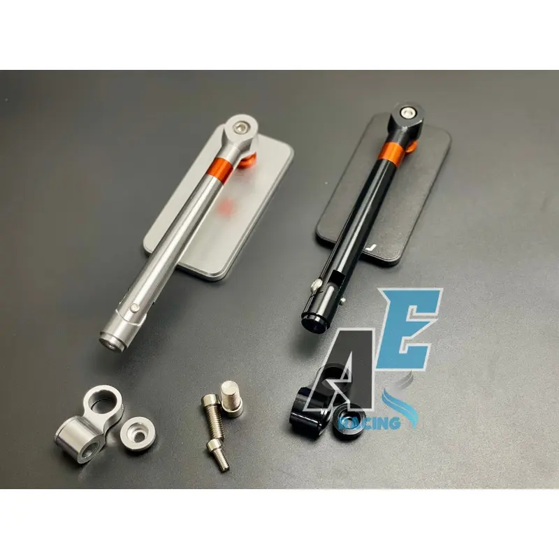 Kính chiếu hậu Rizoma vuông kiểu iphone - mặt kính xanh chống chói - thân nhôm CNC 6