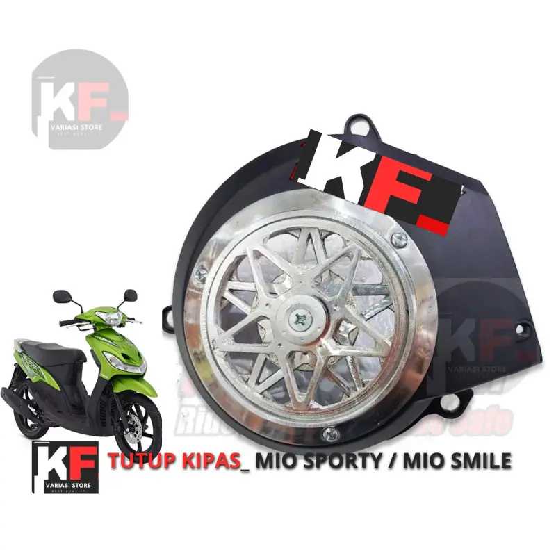 Tutup Kipas Mio Sporty Cover Kipas Mio Sporty Set Spinner Sabit Two Tone PNP Mio Smile Sporty Soul Karbu Nouvo 0