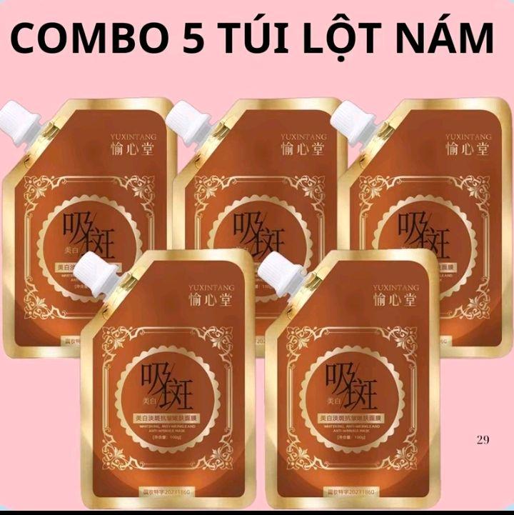 Combo 5 túi - Mặt Nạ Lột Nám Tàn Nhang Yinxutang