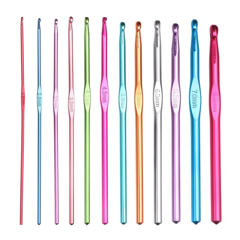 Product Introduction of youmoot Crochet Hook Set Household Handmade Tunisian Afghan Knitting Crochet Sewing Accessories Knitting Needle Crochet Needles 11