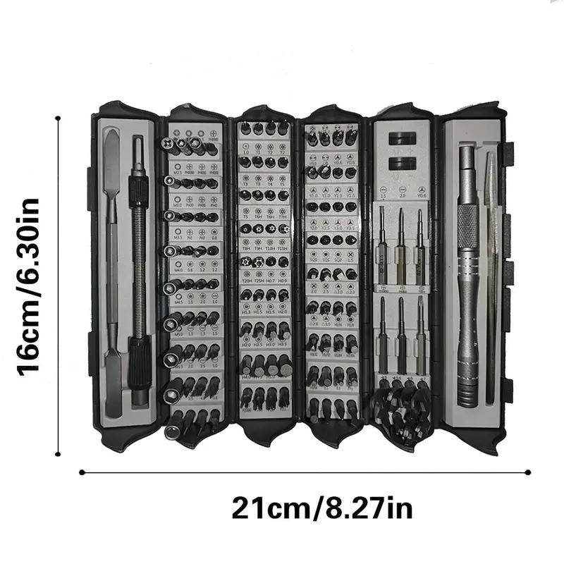 128-In-1 Precision Screwdriver, Multifunctional Electronic Devices Repair & Assembly Tool, Tool Kits With Storage Box 1