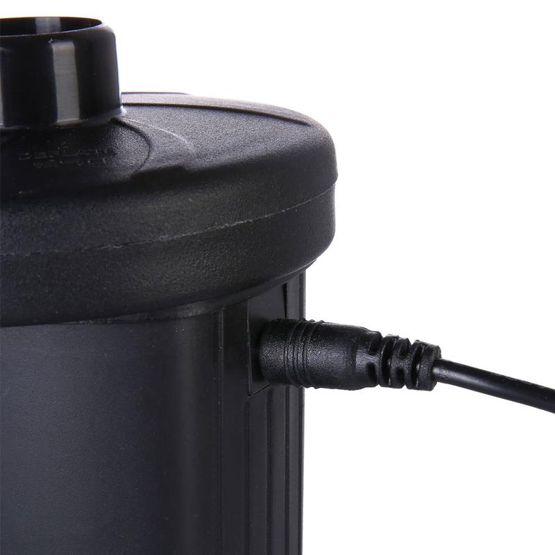 Longgrat Car Auto 12V 3 Nozzles Inflatable Air Suction Pump Electric Compressor Accessory 5