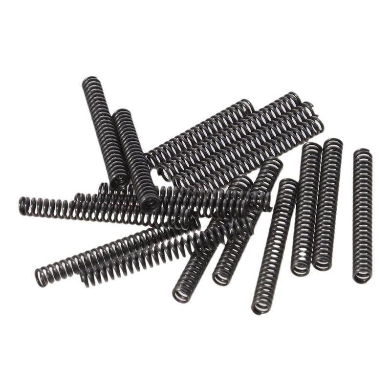 Product Introduction of 10Pcs Practical 3mm OD Spring Steel Coil 0.5mm Wire Size Black Extended Compressed Springs Return Spring Shop and Home Repairs 15