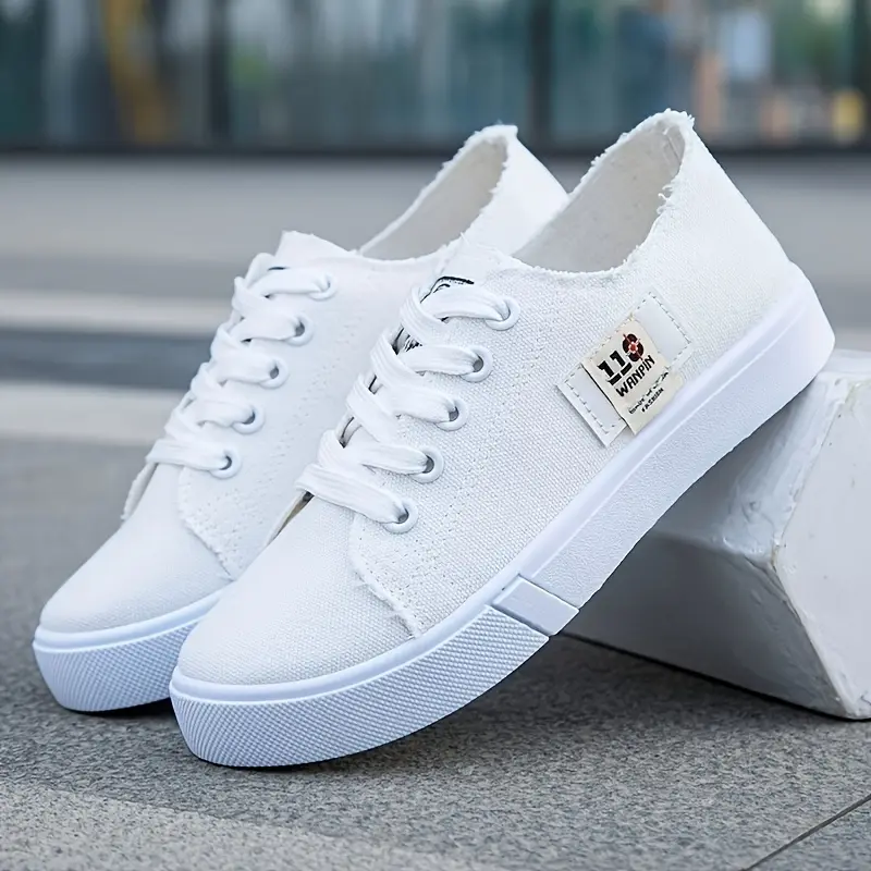One Pair of Stylish Versatile Shoes, Low-Top White Sneakers with Elegant Breathability, Casual Single Shoes Showcasing Feminine Charm 8
