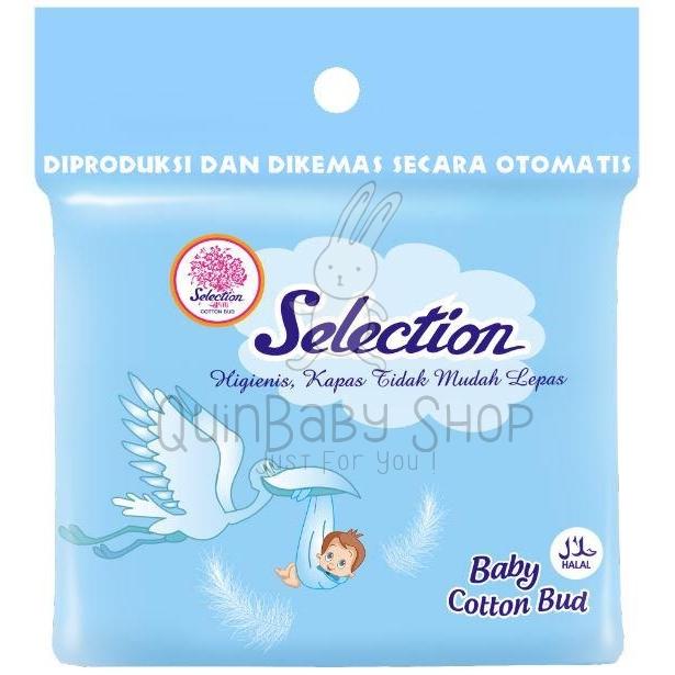 Selection Cotton Bud Baby 100's - Pembersih Telinga Bayi 0