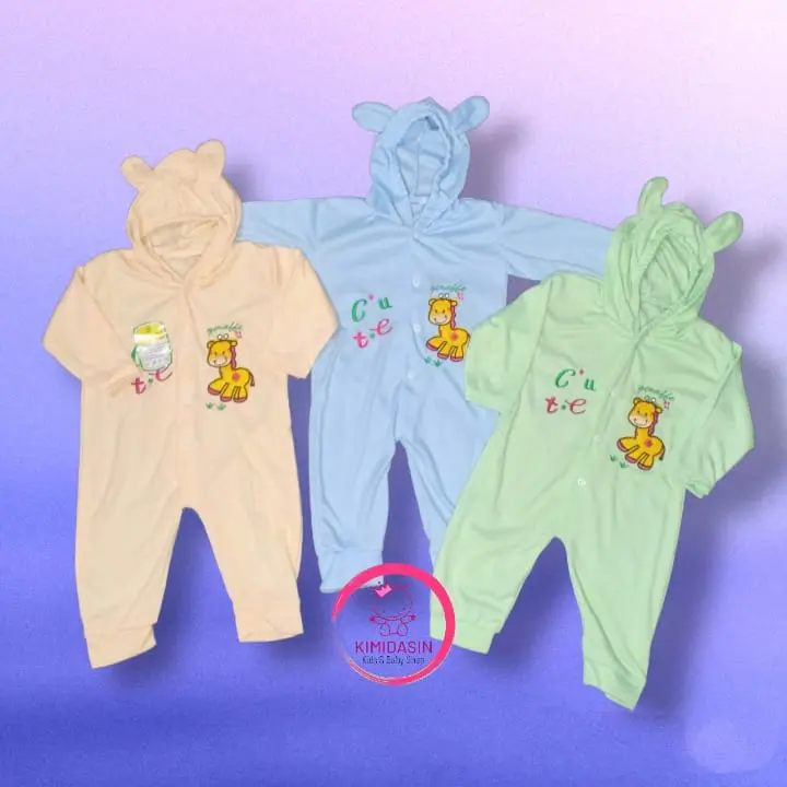 Jumper Topi Kuping Bayi 0-6 bulan