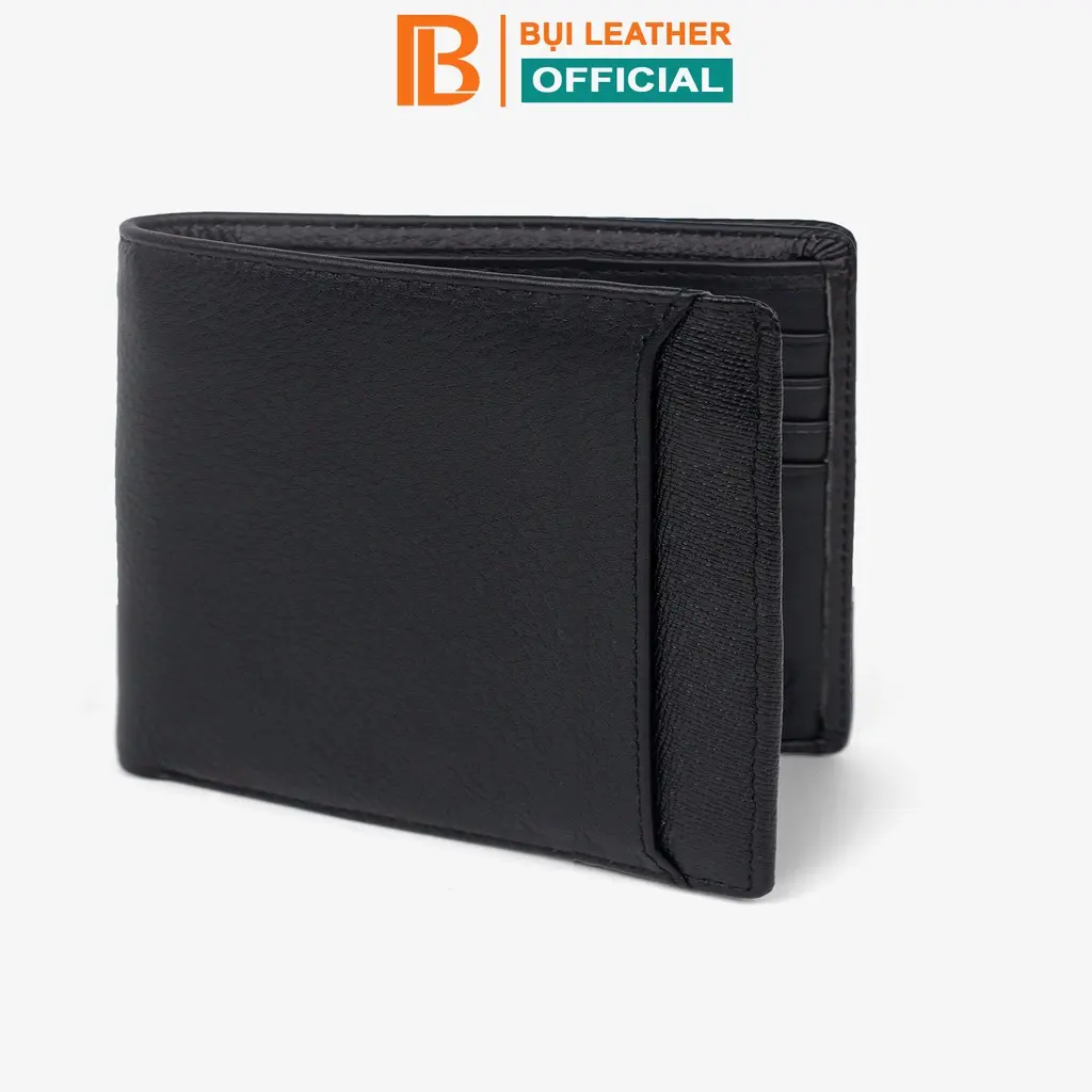 Ví Nam Da Nappa Hạt Phối Da Saffiano V111 Bụi Leather - Bảo Hành 12 tháng