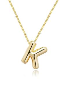 Collar con dije de letra a la moda, Joyería de aleación para fiesta, Decoración de ropa diaria, Joyería versátil y exquisita para regalo de cumpleaños