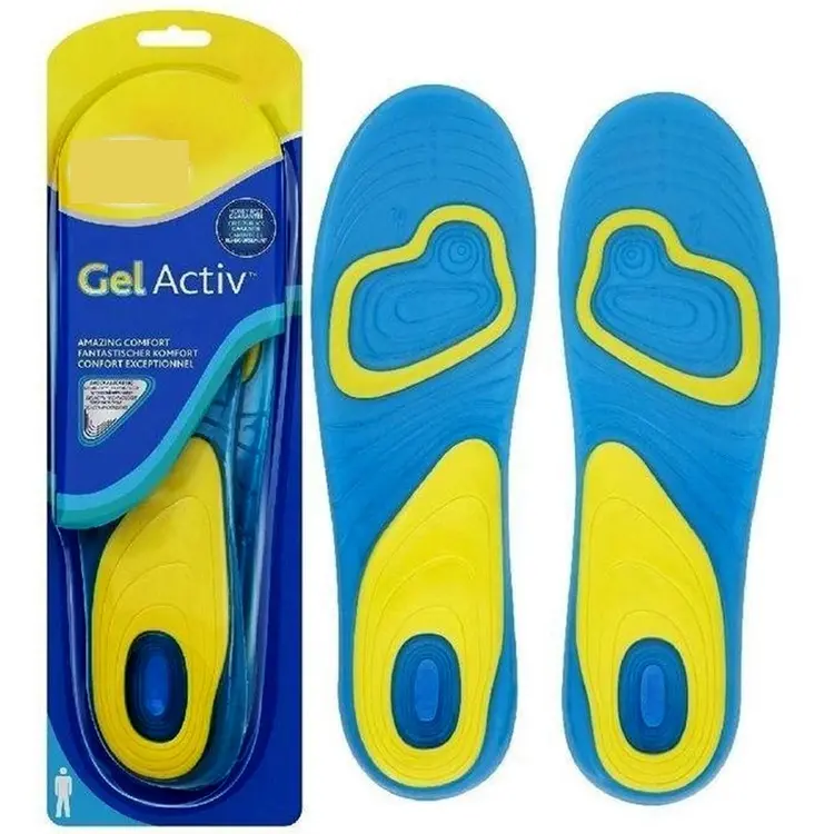 Gel Insoles Gel Active Woman Man Insoles Comfort Shoes Heels Pads Pelapik Kasut