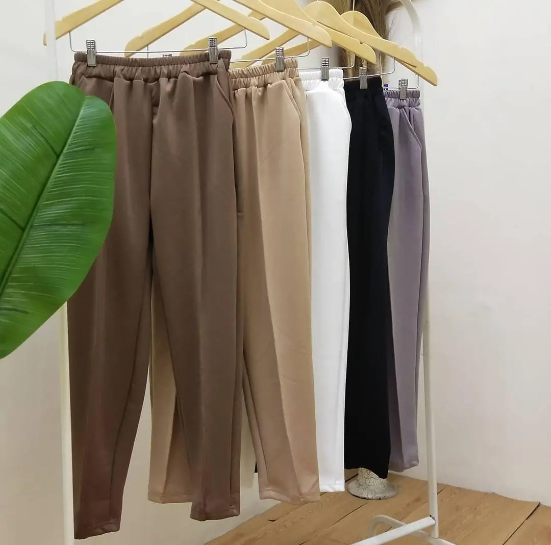 NABILA PANTS - CELANA SCUBA PREMIUM CELANA PANTS PANJANG WANITA JUMBO Kerja Melar