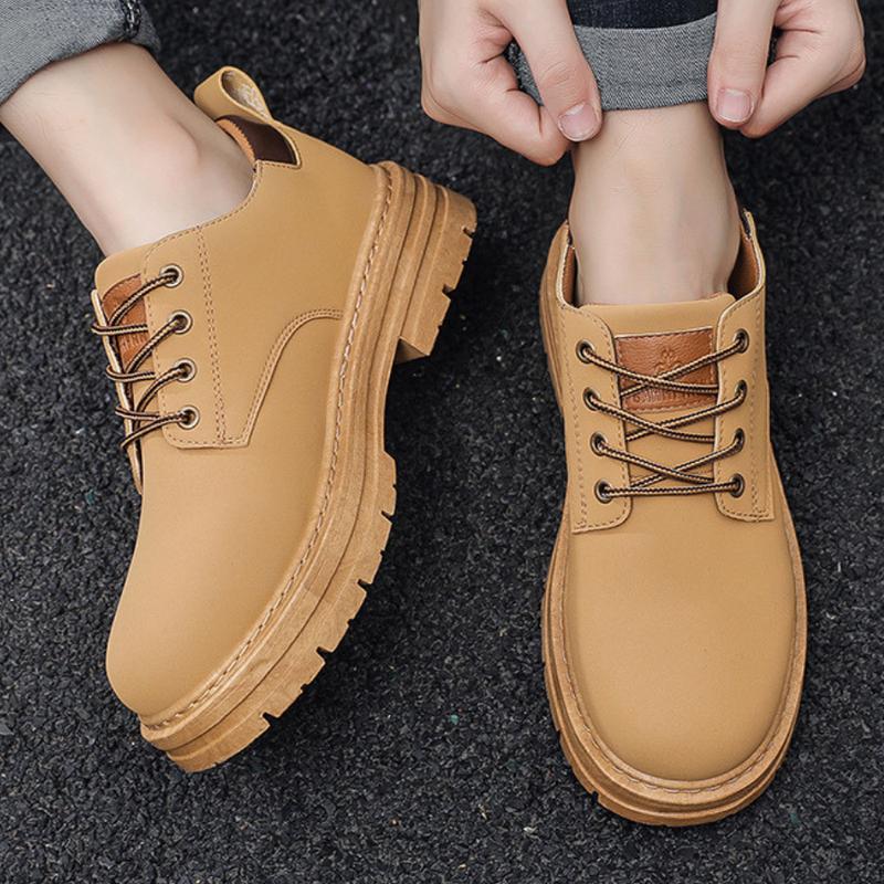 Boots Martin Cổ ngắn Nam G82 giày da PU cao cấp - 2Seven