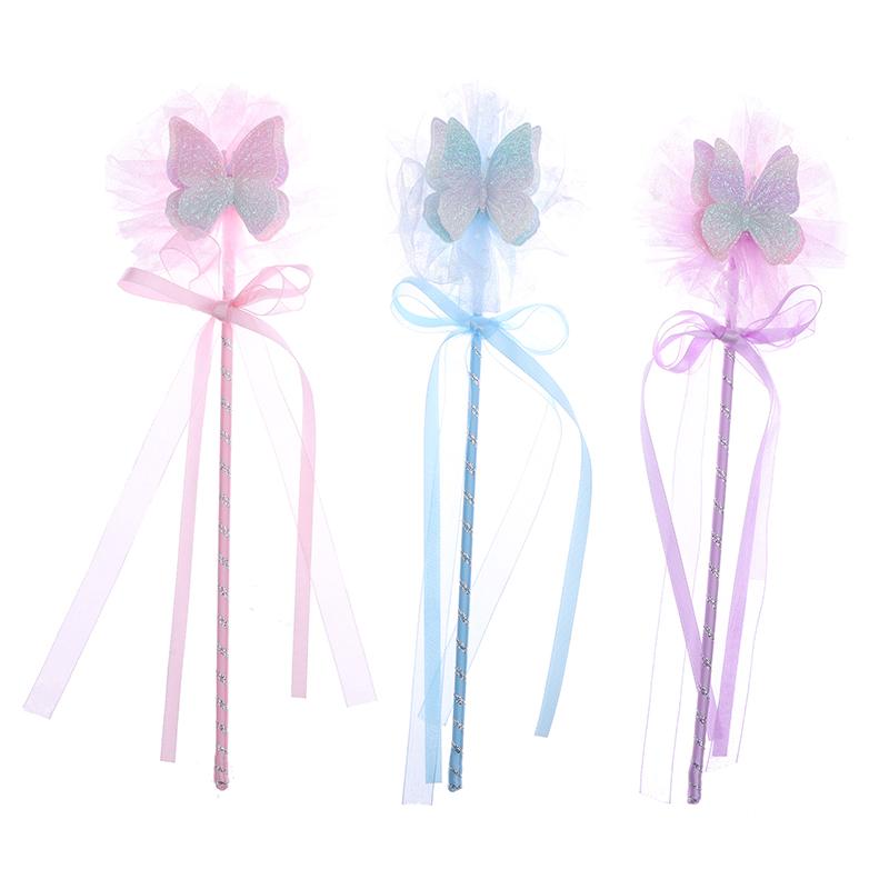 Product Introduction of [zfe]Cute Butterfly Magic Stick Fairy Wand Princess Cosplay Props Wand For Girls Birthday Halloween Party Supplies 10